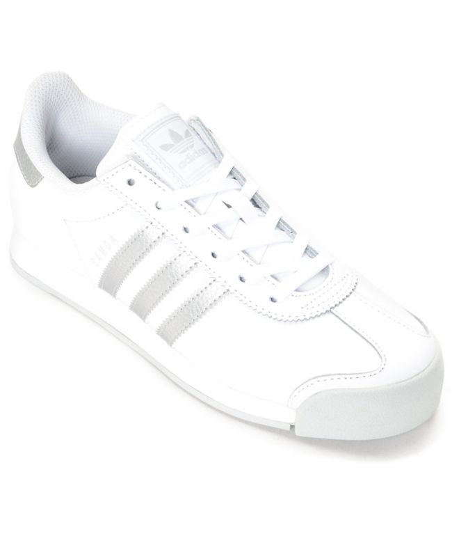 adidas samoa all white